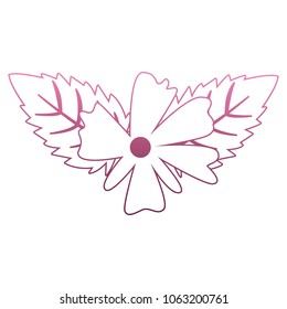 Beautiful flower cartoon