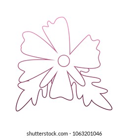 Beautiful flower cartoon