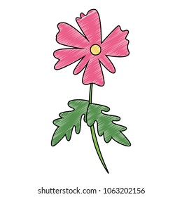 Beautiful flower cartoon