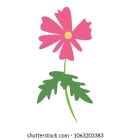 Beautiful flower cartoon