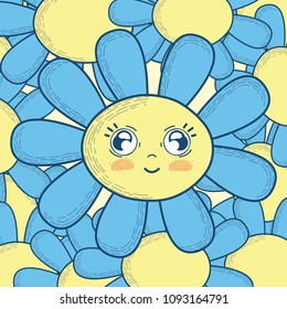 Beautiful flower cartoon