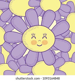 Beautiful flower cartoon