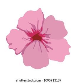 Beautiful flower cartoon