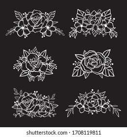 Beautiful Flower Cut File Elements svg