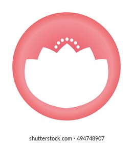 beautiful flower cute icon vector illustration design