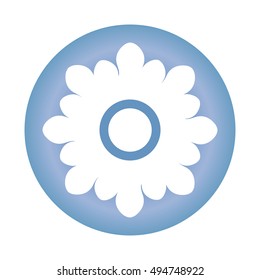 beautiful flower cute icon vector illustration design