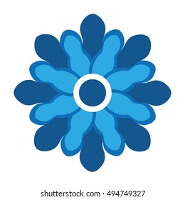 beautiful flower cute icon vector illustration design