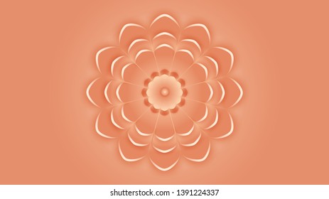 Beautiful flower for decoration. Vector illustration.