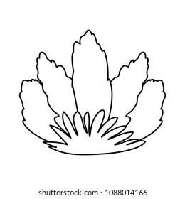 beautiful flower decorative icon