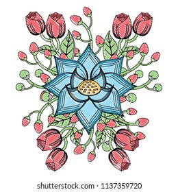 beautiful flower design