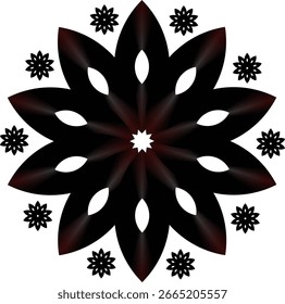Hermosa flor y hermoso diseño