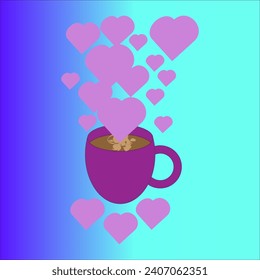 beautiful flower design, beautiful gradient flower design