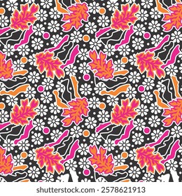 Beautiful Flower Design Pattern, Flower Background, Wallpaper, Fabric Print