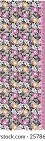 Beautiful Flower Design Pattern, Flower Background, Wallpaper, Fabric Print