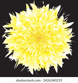 Hermoso diseño de flores Vector - Preciosa obra de arte digital con flores y hojas detalladas. Ideal para invitaciones, tarjetas y proyectos creativos