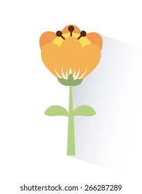 beautiful flower design,vector illustration eps10 graphic