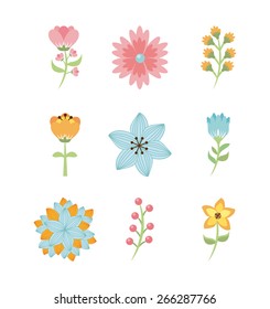 beautiful flower design,vector illustration eps10 graphic