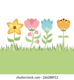 beautiful flower design,vector illustration eps10 graphic