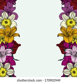 Beautiful flower frame