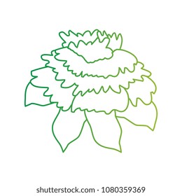 beautiful flower garden icon