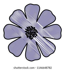 beautiful flower garden icon