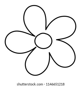 beautiful flower garden icon