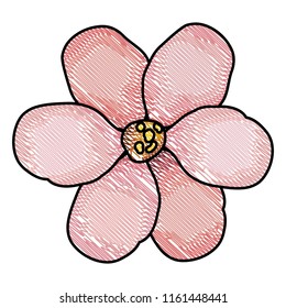 beautiful flower garden icon