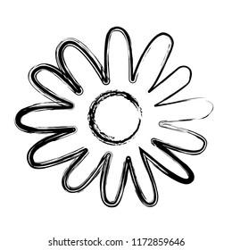 beautiful flower garden icon