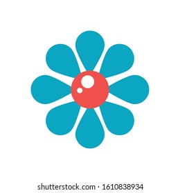 beautiful flower garden isolated icon a vector illustration design 