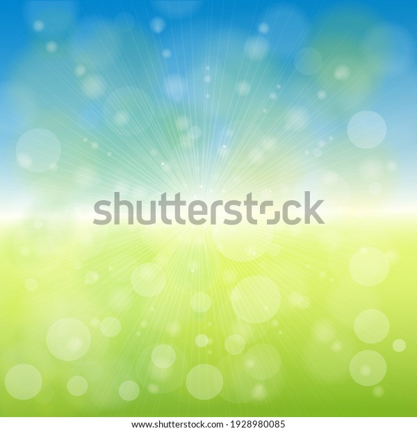 Beautiful flower and grass in the\
season spring or summer, spring background and summer\
background.