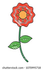 beautiful flower icon
