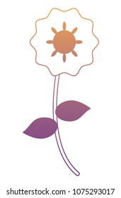 beautiful flower icon