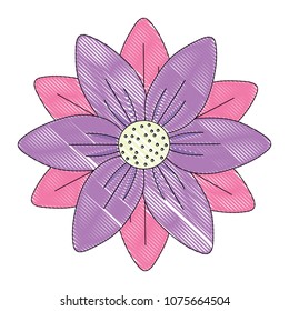 beautiful flower icon