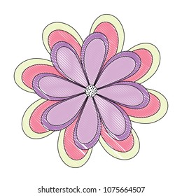 Beautiful Flower Icon Stock Vector (Royalty Free) 1075664507 | Shutterstock