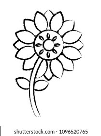 beautiful flower icon