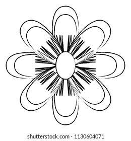 beautiful flower icon