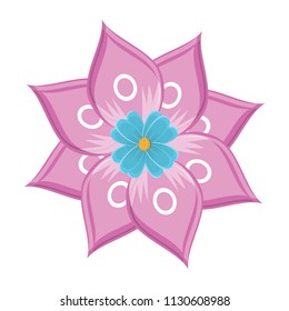 beautiful flower icon