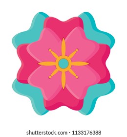 beautiful flower icon