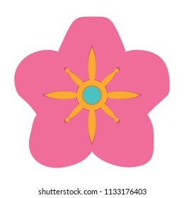 beautiful flower icon