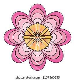 beautiful flower icon
