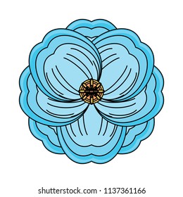 beautiful flower icon