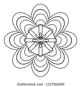 beautiful flower icon