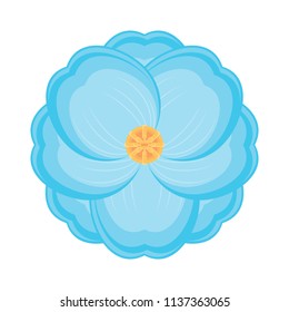beautiful flower icon