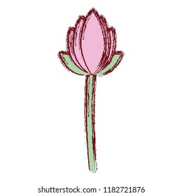 beautiful flower icon 
