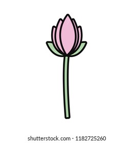 beautiful flower icon 