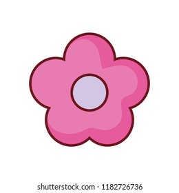 beautiful flower icon