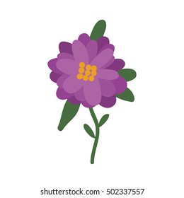 beautiful flower icon