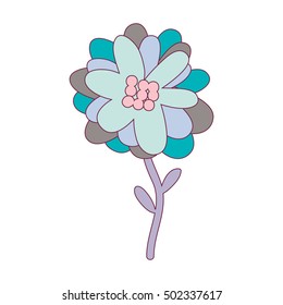 beautiful flower icon