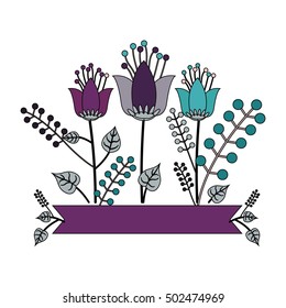beautiful flower icon 