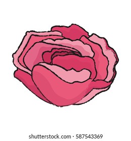 beautiful flower icon